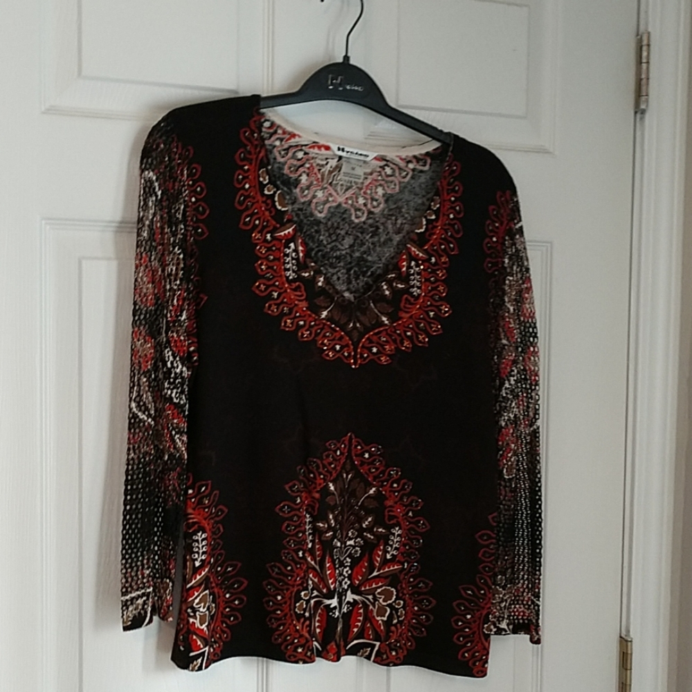 Peter nygard collection pullover blouse sweater